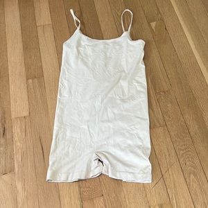 Free People Intimately seamless knit romper base layer/slip- nude/creamy- XS/S